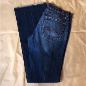 Classic 7 For All Mankind bootcut logo pockets